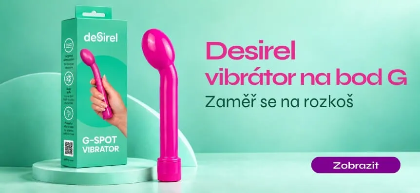 Nový zahnutý Desirel vibrátor na G-bod pro cílené potěšení | Sex Shop Česko Desirel.cz