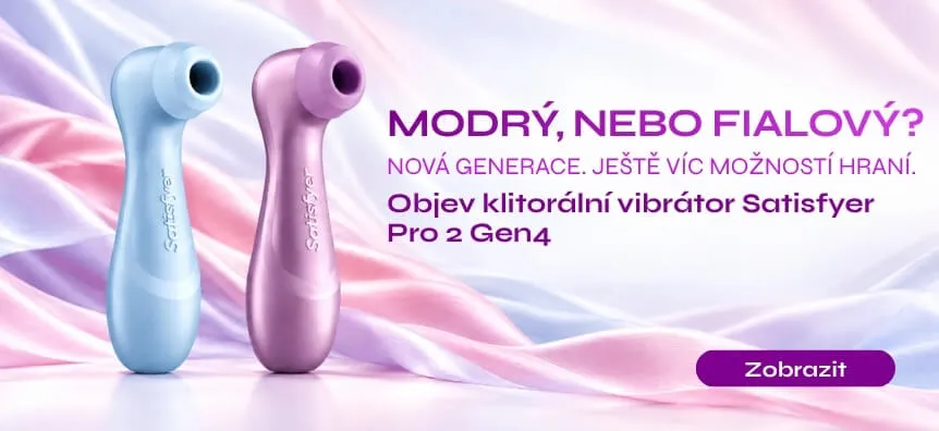 Modrý, nebo fialový? Objev nové stimulátory klitorisu Satisfyer Pro 2 Gen4 na Desirel.cz | Sex Shop Česko Desirel.cz