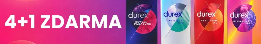 Akce na kondomy Durex: 4+1 zdarma | Sex Shop Česko Desirel.cz