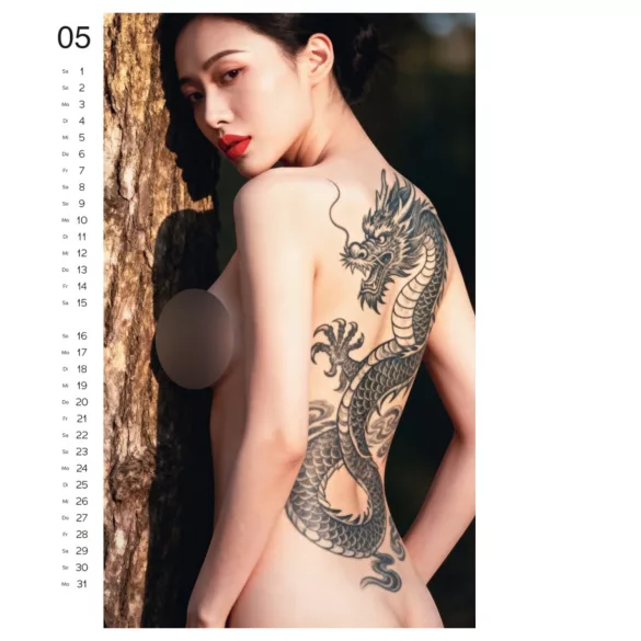 Tattoo Girls 2027 - erotický nástěnný kalendář (1 ks)