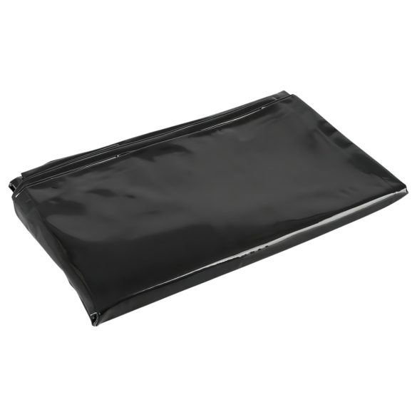 Černé vinylové ložní prádlo pro vášnivé noci (135x200cm)