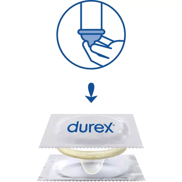Durex Feel Thin - prezervativ s realistickým pocitem (3 ks)
