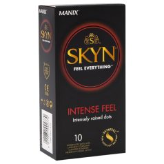 Manix SKYN Intense - bezlatexový perlkovaný kondom - 10 ks