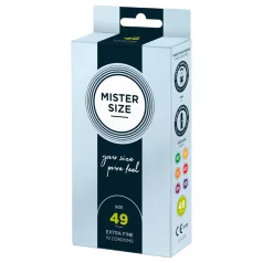 Mister Size - tenký kondom - 49 mm - balení 10 ks