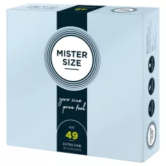 Mister Size - tenký kondom - 49 mm - balení 36 ks