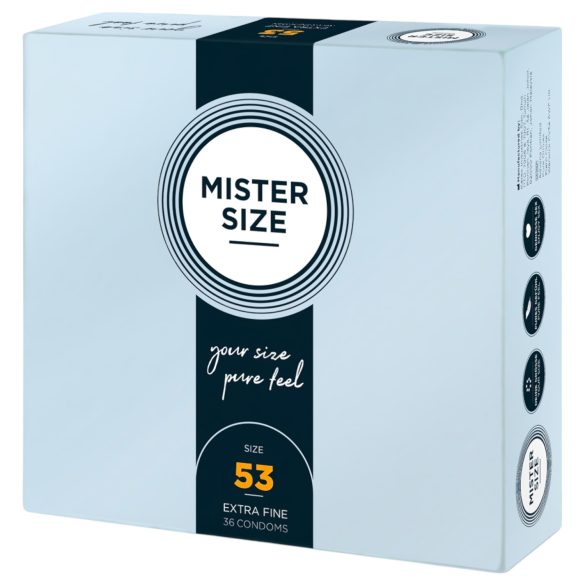 Mister Size tenký kondom - 53mm (36 ks)