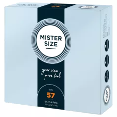 Mister Size - tenký kondom - 57 mm - balení 36 ks