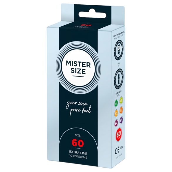 Mister Size tenký kondom - 60mm (10 ks)
