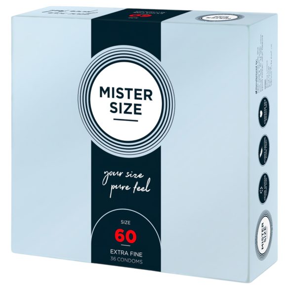 Mister Size tenký kondom - 60mm (36ks)