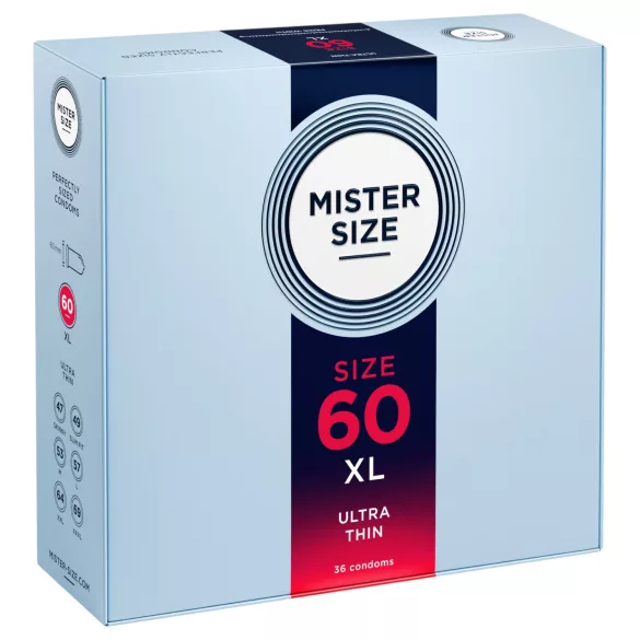 Mister Size - ultra tenký kondom - 60 mm - balení 36 ks