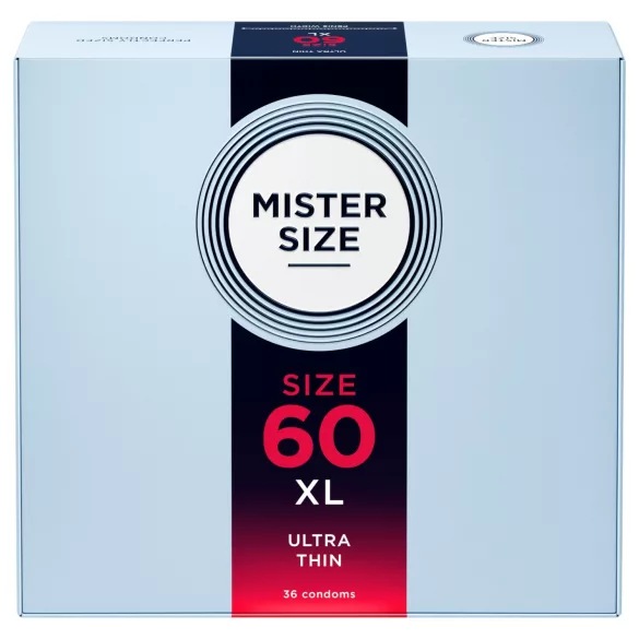 Mister Size - ultra tenký kondom - 60 mm - balení 36 ks