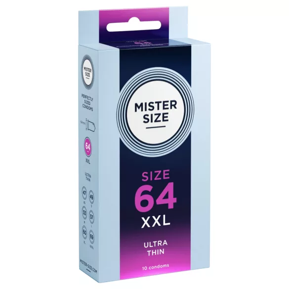 Mister Size - tenký kondom - 64 mm - balení 10 ks