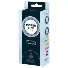 Mister Size - tenké kondomy - 69 mm - 10 ks