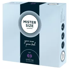 Mister Size - extra tenký kondom - 69 mm - balení 36 ks