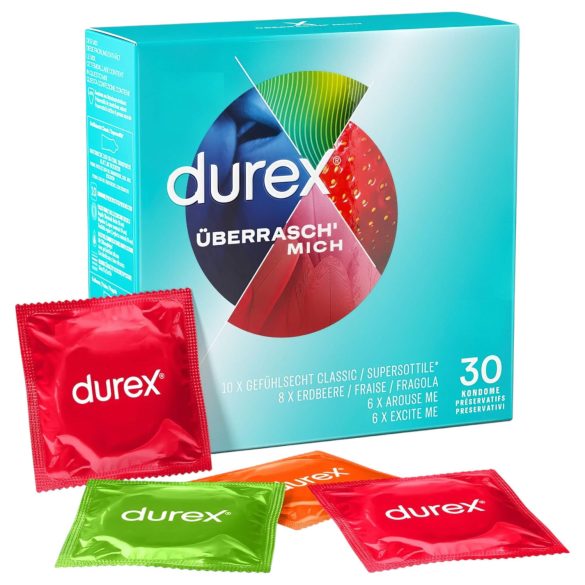 Durex - balení ochucených kondomů (30 ks)