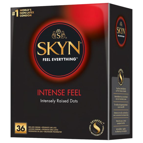 Manix SKYN Intense Fell - veganské bezlatexové kondomy (36 ks)