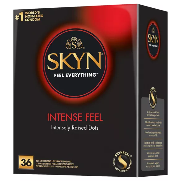 Manix SKYN Intense Fell - veganský bezlatexový kondom - 36 ks