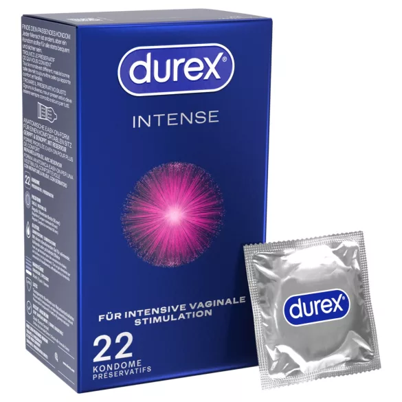 Durex Intense - Orgasmic kondomy (22 ks)