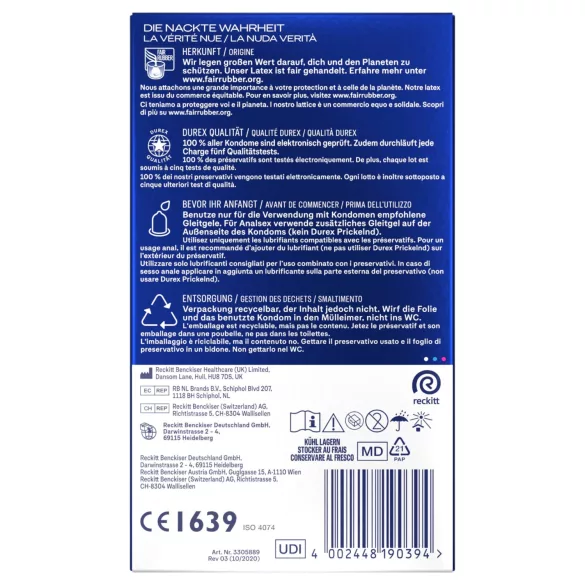Durex Intense - Orgasmic kondomy (22 ks)