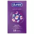 Durex Love Mix - sada kondomů - mix druhů - 18 ks