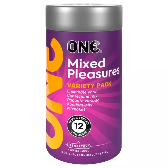 ONE - sada kondomů - mix pro potěšení - 12 ks
