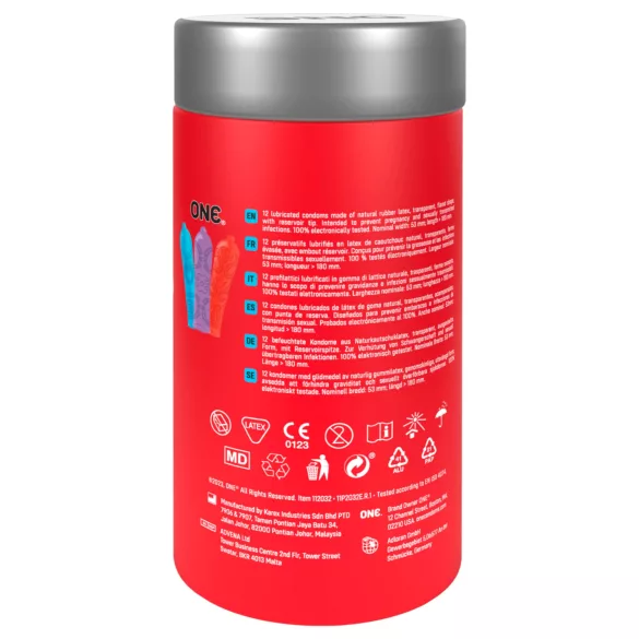 ONE - kondom s tetováním - 12 ks