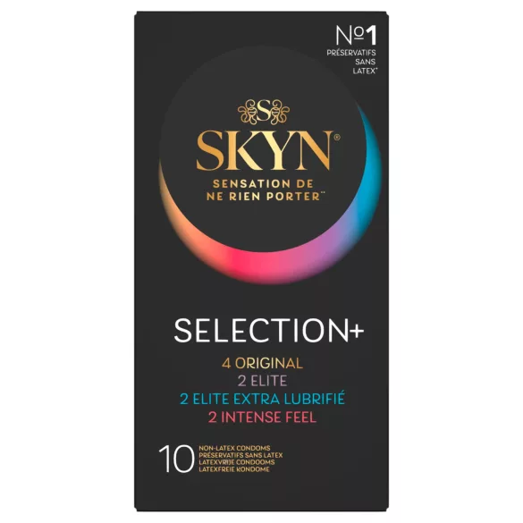 SKYN Selection+ - výběr latex-free kondomů (10 ks)