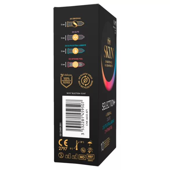 SKYN Selection+ - výběr latex-free kondomů (10 ks)