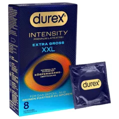 Durex Intensity XXL - bezlatexový kondom - 8 ks