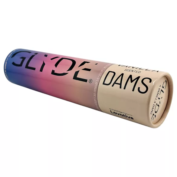 GLYDE - veganský latexový orální rouška - vanilka