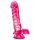 B Yours – dildo s varlaty – 20 cm (růžový)