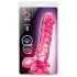 B Yours Basic 8 - realistické dildo s varlaty - 23 cm - růžové