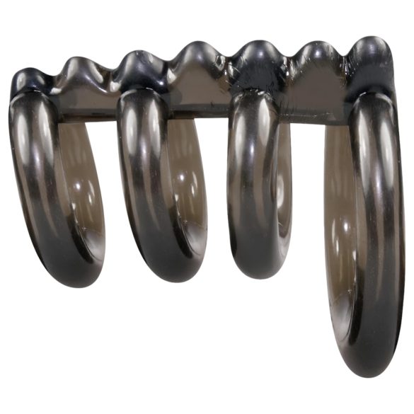 Bad Kitty - erekční kroužek na penis - čtyřnásobný, s hroty