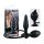 You2Toys True Black - nafukovací anální dilatátor (černý)