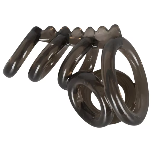 Bad Kitty - erekční kroužek na penis a varlata s hroty