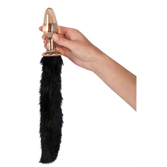 You2Toys - skleněný anální kolík s kočičím ocasem