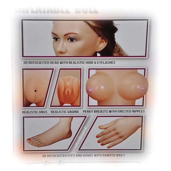 Antonya Vidra - nafukovací panna - polozvednutá noha