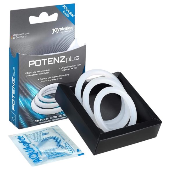 POTENZplus kroužek na penis - sada (3 ks)
