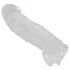 Crystal Skin - návlek na penis pro prodloužení - realistický gelový