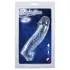 Crystal Skin - návlek na penis pro prodloužení - realistický gelový
