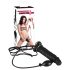 You2Toys - Nafukovací Strap-On s dutým silikonovým dildem (černý)