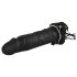 You2Toys - Nafukovací Strap-On s dutým silikonovým dildem (černý)