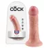 King Cock - realistické dildo - 15 cm - tělová barva