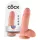King Cock - dildo s varlaty 18 cm - tělová