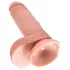 King Cock - dildo s varlaty 18 cm - tělová