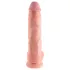 King Cock - realistické dildo s varlaty - 25 cm - tělová