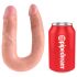 Královské dildo dvojité (střední) - přírodní