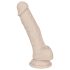 You2Toys - Silikonové přísavkové dildo - střední (přírodní)