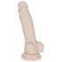 You2Toys - Silikonové přísavkové dildo - střední (přírodní)