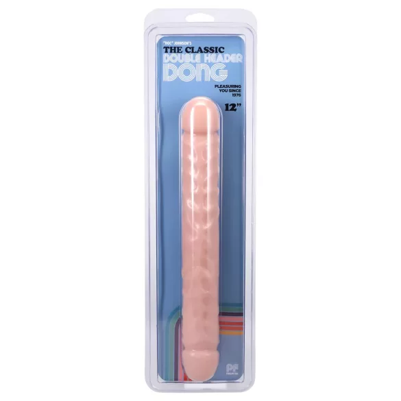 Doc Johnson - dvojité dildo - realistické - tělová - 30,5 cm
